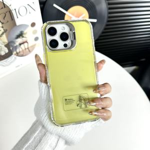 Étui de téléphone 3 en 1 PC+TPU avec support d'appareil photo, coque de protection en TPU teinté pour <span class=keywords><strong>REDMI</strong></span> <span class=keywords><strong>A7</strong></span> PRO 4G - Product Image 2