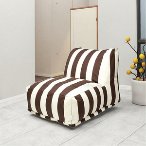 Màu xanh và trắng sang trọng vẻ đẹp mang nhãn hiệu Beanbag ghế mềm lười biếng túi Đậu Bìa in cho phòng khách hiện đại Đồ nội thất nhà - Product Image 1