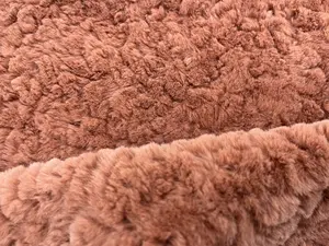 Escova Caracol Elegante Faux Rabbit Fur Tecido Para Vestuário \ Home Textile \ Blanket