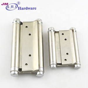 China Supplier Modern Stainless Steel <strong>Double</strong> <strong>Action</strong> Spring <strong>Hinge</strong> with Soft Closing and Adjustable Features - Product Image 1