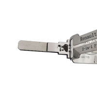 Lishi Serrurier outils Pour Renault V.2 2 en 1 et décodeur d'allumage de voiture et serrure de porte