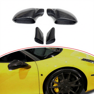 Best Brand Dry Carbon Fiber Car Auto Parts OEM Style Rearview Mirror Housing for Ferrari 458 - Product Image 1