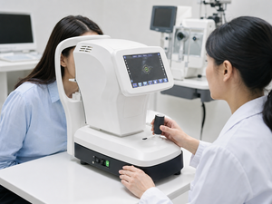 เครื่องวัด<span class=keywords><strong>สายตา</strong></span>อัตโนมัติ รุ่น RFK-960 พร้อมระบบติดตามอัตโนมัติ, วัดค่า <span class=keywords><strong>SPH</strong></span> -30D~+25D, หน้าจอสัมผัส 7 นิ้ว สำหรับคลินิกจักษุ - Product Image 1