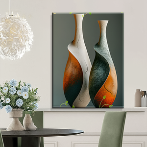 Vaso Vintage Still Life pittura a olio mensola pittura decorativa tela da parete arte FORL IV Ing Room camera da letto ufficio decorazione cucina - Product Image 5