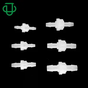 JU 5/32 “至3/8” ID油管软管倒钩PP主体硅胶密封低压塑料空气不回水止回阀