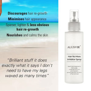 <span class=keywords><strong>Crème</strong></span> d'épilation naturelle à base de plantes Spray inhibiteur indolore pour barbe aisselles pubienne peau du visage réparation lisse arrêt efficace - Product Image 3