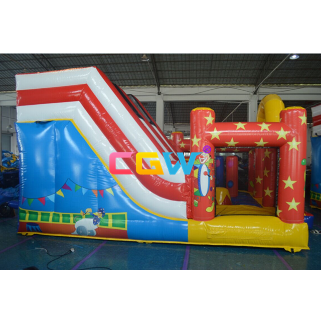 CGW OEM HOT sale CIRCUS Inflatable Bouncer Castle/Inflatable Jumping Castle Combo Games