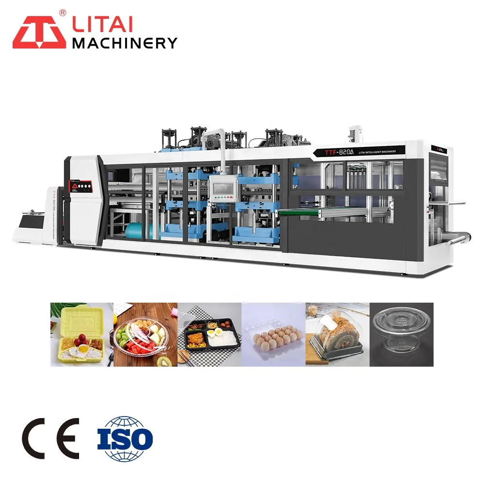 Auto Thermoformer Vacuum Forming Machine For Packing Food