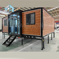 Panel Sandwich Baja Langsung dari Pabrik, Rumah Prefab Kontainer yang Dapat Diperluas, MOQ Rendah, Diskon Grosir, Pemasok Villa Prefab Kustom