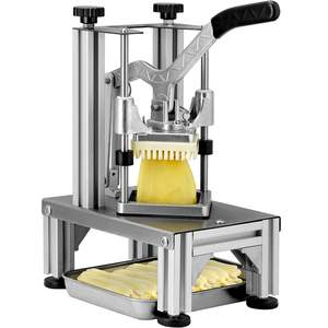 DB Wholesale Commercial Fry Cutter avec 4 Lames de Remplacement 1/4 \ "3/8 \" Easy Dicer Chopper 6-Wedge Slicer pour Fruits Veg - Product Image 1