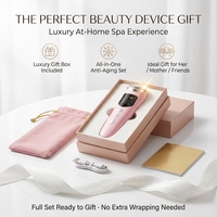 Appareil facial OEM à marque privée, appareil de sculpture du visage, machine de massage chaud-froid, appareil de soin de la peau du visage, produit de beauté de luxe