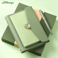 Carnet à spirales en cuir pour entreprise, logo personnalisé, format A5, pour le bureau et l'école, 100 feuilles, coffret cadeau