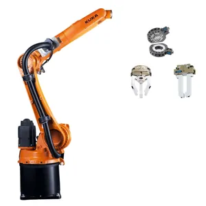 Schunk 그리퍼 및 소형 공작물 취급 및 팔레타이징 로봇 가이드가 장착된 6 축 KR 8 R1620 KUKA 산업용 로봇