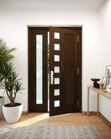 CBMMart Option de finition antique et dégradée Portes en bois massif