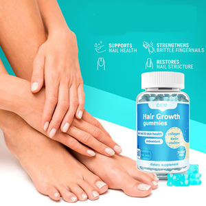 Vitamine Gummies integratore biotina vitamine B7 per la crescita della salute dei capelli pelle liscia buone unghie <span class=keywords><strong>D</strong></span>-biotina Gummies - Product Image 4