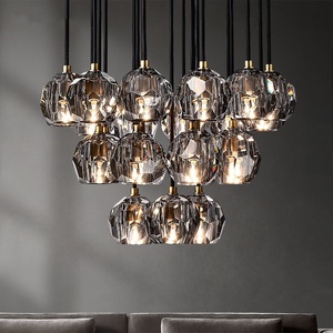 Vente en gros de PENDENTIF <span class=keywords><strong>RAMEAU</strong></span> haut plafond pour restaurant, salle à manger, style industriel minimaliste, petit lustre pour chambre à coucher créatif - Product Image 6