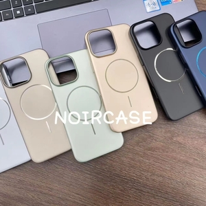 Slim PC Business Phone Case para hombres-Carga inalámbrica magnética, <span class=keywords><strong>brillo</strong></span> metálico, antiarañazos, diseño elegante - Product Image 5