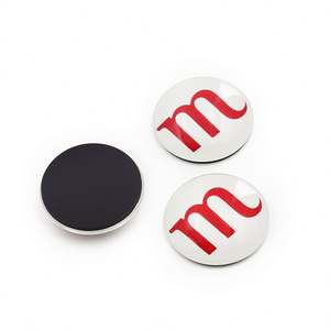 Aimants en verre cristal décoratifs transparents personnalisés pour la promotion et les souvenirs, aimants pour réfrigérateur - Product Image 1