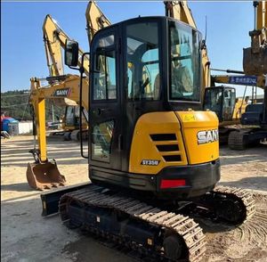 Vente mondiale de mini-pelle SANY SY35C 3.5 tonnes d'occasion Moteur à économie d'énergie en Chine avec une forte flexibilité - Product Image 2