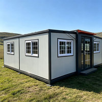 Maison modulaire personnalisée en conteneur, structure en acier préfabriquée, maison pliable pour usage résidentiel et commercial