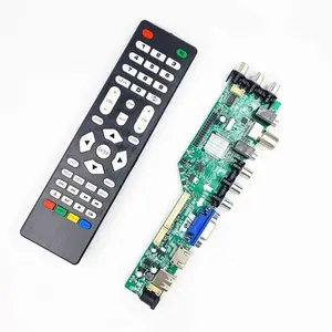 Placa mãe para tv digital, pronto para enviar 15-32 polegadas, placa-mãe dvb t2