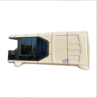 Imperméable à l'eau Insonorisé Préfabriqué Conteneur Maison Pack Plat Maison Modulaire Bureau Petite Maison Extérieure Apple Cabine Jardin Bureau Pod