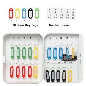 Không thể phá vỡ 20-Keys mini <span class=keywords><strong>Key</strong></span> Box dài-cuộc sống khách sạn Wall Mount kết hợp khóa thép cho lưu trữ an toàn - Product Image 3