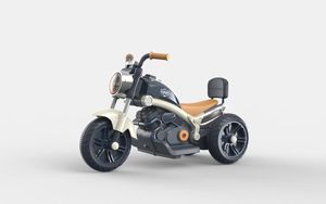 Motocicleta Eléctrica Unisex de 3 Ruedas, Funciona con Batería, Estilo Genial para Niños, Juguete para Niños de 3 a 12 Años, Venta al por Mayor, Ruedas Pequeñas de Plástico - Product Image 3