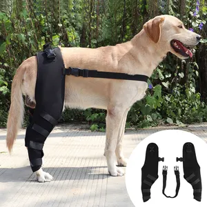 Pet Dog Knee Brace for ACL with Metal Side Stabilizers Extra Support Reduces Pain Adjustable Rear Leg Braces For Dogs