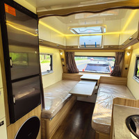 Usine directe de luxe RV Noah's Ark 670 Autocaravan hors route camping-car remorque de voyage avec salle de douche
