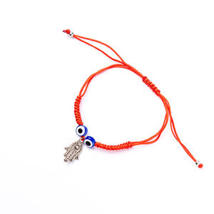 Bracelet porte-bonheur tissé à la main, tendance, religieux, œil du diable turc, collier à œil bleu - Cadeau pour femme - Product Image 4
