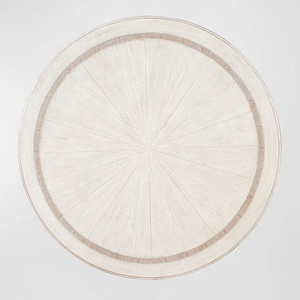 Bàn ăn tròn gỗ kiểu Pháp cổ điển, thông minh, dùng cho phòng ăn - Product Image 3