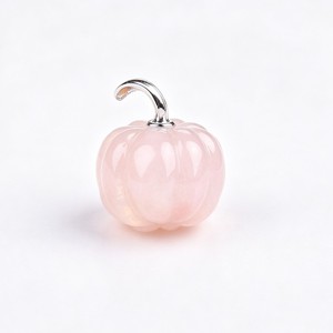 Venta al por mayor de mini estatuas de calabaza de cristal natural mixto, calabazas de piedras preciosas talladas a mano para colección de cristales y adorno de escritorio. - Product Image 3