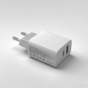 20W Dual Port <b>Fast</b> Wall Charger PD USB-C QC USB-A Power Adapter EU US <b>Fast</b> <b>Plug</b> for iPhone Samsung Mobile Phones Home Office - Product Image 4