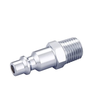 Connecteur mâle standard américain 1/4 NPT, lot de 4 pièces avec clip pour tête de compresseur d'air, accessoires pour outils pneumatiques - Product Image 5