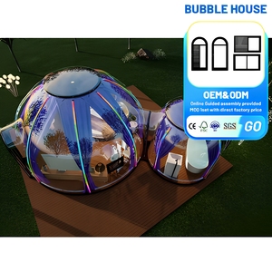 Dôme transparent en polycarbonate <span class=keywords><strong>pour</strong></span> séjour en plein air, chambre à ciel étoilé, maison-bulle, restaurant, location de maison et hébergement - Product Image 1