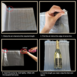 Sac gonflable à colonnes d'air YISHI YS-ARF (avec pompe) en PE, largeur 5,90/7,87/9,84 pouces, amortissement antichoc et anti-chute pour - Product Image 5