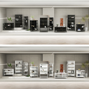 <span class=keywords><strong>Led</strong></span> ánh sáng 3-Side <span class=keywords><strong>Glass</strong></span> hiển thị tủ lưu trữ cho phòng khách cho đồ chơi và đồ nội thất phòng ngủ Showcase - Product Image 6