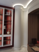 Meilleur prix Panneaux en fibre de bois Décoration murale Panneau acoustique à lattes en bois insonorisé pour intérieur