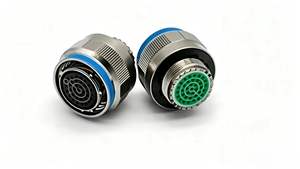 26 Pin D38999/24WE99PN elektrik dairesel konnektör kadmiyum kaplama 500 saat tuz sprey yüksek dayanıklılık endüstriyel mukavemet - Product Image 4