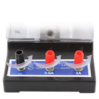 Physical Electrical Circuit Experiment Equipment Analog DC Ammeter Digital DC Voltmeter 0.5 Accuracy Class CE Certified Safety