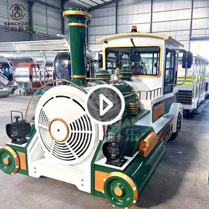 Достопримечательности туристическая дорога 27 мест электрический/дизельный бездорожный поезд для продажи - Product Image 1