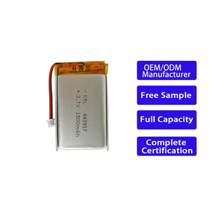 Литий-полимерный аккумулятор 3.7V 443957 1250mAh с высокой скоростью разряда для квадрокоптеров и FPV-моделей для гонок - Product Image 1