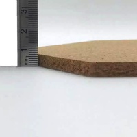 Kukesi – feuille de liège en forme d'hexagone personnalisée de 6mm d'épaisseur