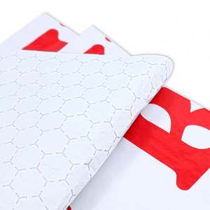 Papier d'emballage isolé en nid d'abeille laminé en aluminium avec impression de logo pour l'emballage de hamburgers et de sandwichs - Product Image 4