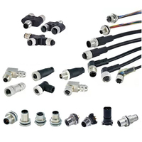 Fil de câble industriel M8 M12 mâle femelle 3 4 5 6 8 connecteur M12 circulaire étanche à 12 broches