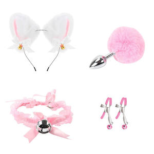 Set de Juguetes Sexuales SM para Mujer: Anillos para el Cuello y Pinzas para Pezones - Juguetes Divertidos - Product Image 2