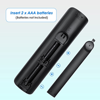 Télécommande universelle intelligente à code fixe HUAYU RM-L1088+ pour téléviseur, remplacement, 2 piles AAA, certifiée CE/FCC, matériau ABS, pour Samsung