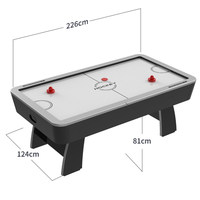 Mesa de Hockey sobre Hielo Personalizada con Puntuación Estándar para Dos Jugadores, Fabricada en MDF, con Herrajes, para Adultos y Niños, Juego de Mesa de Escritorio, con Carga y Función de Levitación