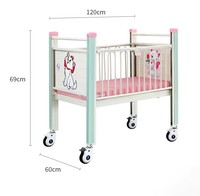 Fabrik-Kinderkrankenhausbett Metall-Kinderbett für Kliniken Medizinisches Bett für Kinder Pädiatrisches Bett
